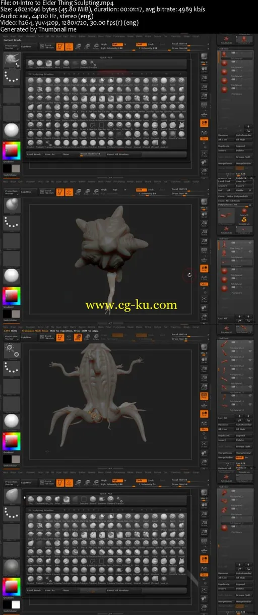 Monster Sculpting Series – Elder Thing Volume 1的图片1