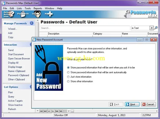 Passwords Max 5.90 Build 5875的图片1