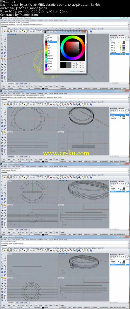 Product Design Pipeline: Modeling a Watch in Rhino的图片2