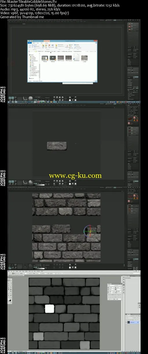 Sellfy – Advanced Surfaces #2 – Tileable Cobblestones的图片1