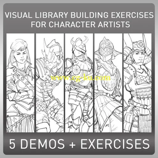 Gumroad – Visual Library Building Exercises for Character Artists by Alex Negrea的图片2