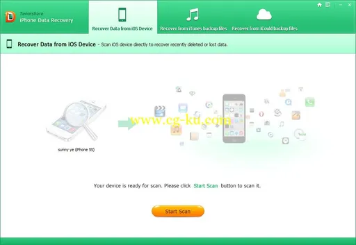 Tenorshare iPhone Data Recovery 6.8.0.0的图片1