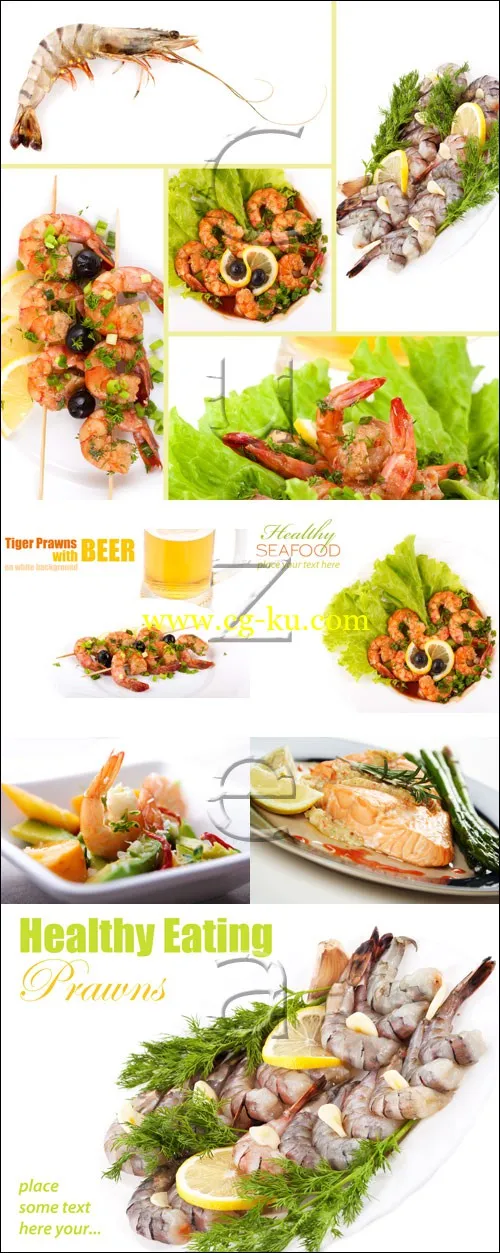 海鲜食物 Seafoods products – stock photo的图片1