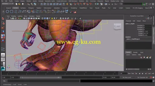 Dixxl Tuxxs – Quick Start to Rigging in Maya: Volume 3 | Maya 2014绑定设置快速启动教程的图片1