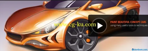 Dixxl Tuxxs – Creating Automotive Concepts in SketchBook Pro 汽车概念教程的图片2