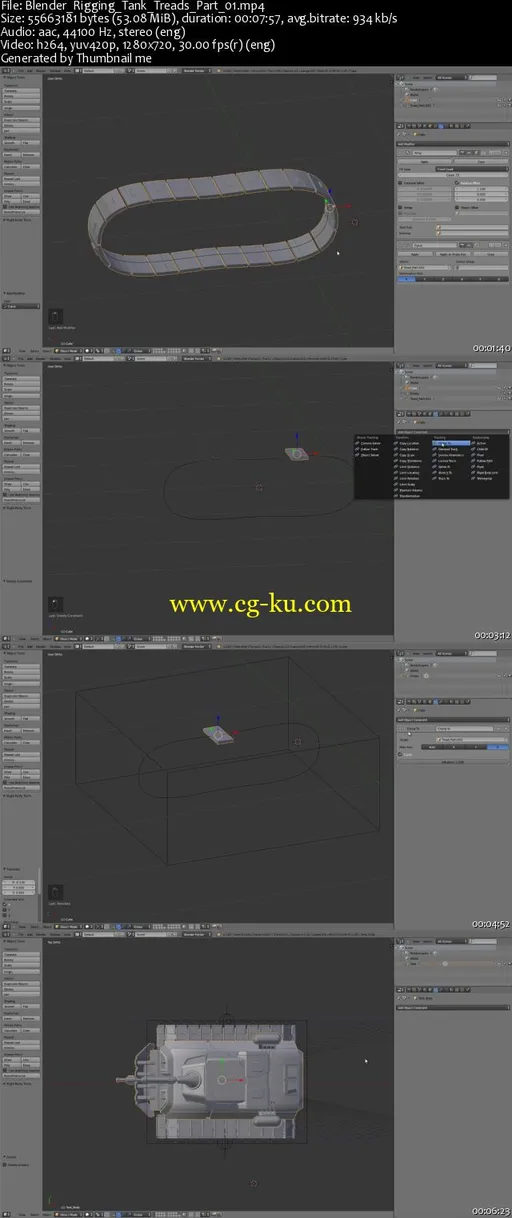 CGCookie – Rigging Tank Treads in Blender的图片2