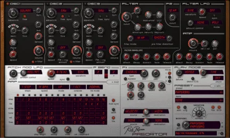 Rob Papen Predator v1.6.5 MacOSX的图片1