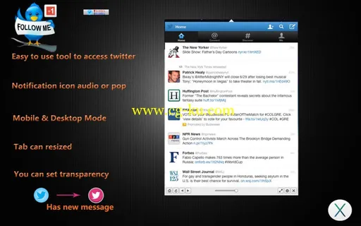 MenuTab Pro for Twitter 1.1.1 Retail MacOSX的图片1