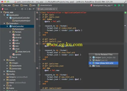 JetBrains RubyMine 7.0.4.139.1231 MacOSX的图片1
