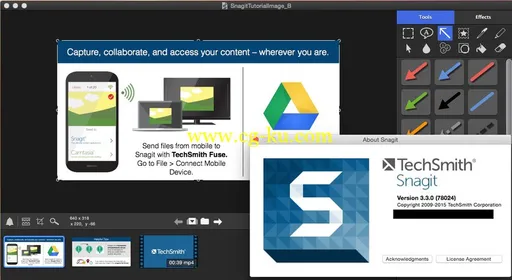 TechSmith Snagit 4.1.2 MacOSX的图片1