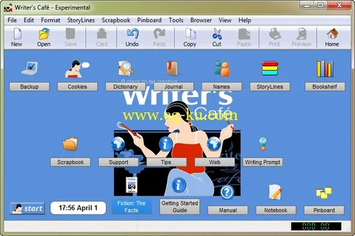 Anthemion Software Writers Cafe 2.41 Multilingual MacOSX的图片1