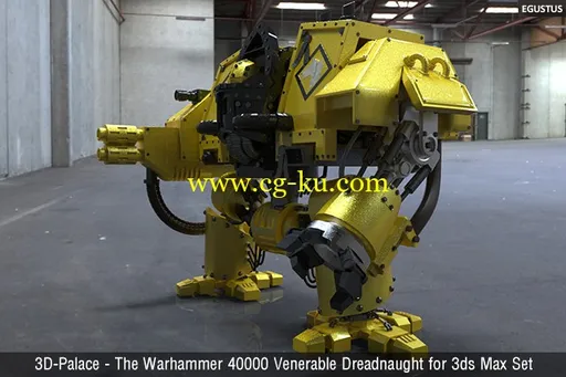 3D-Palace – The Warhammer 40000 Venerable Dreadnaught for 3ds Max Set的图片1