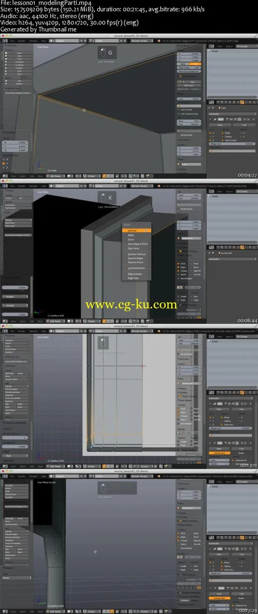 Blender – Creating a Wall of Mailboxes的图片2