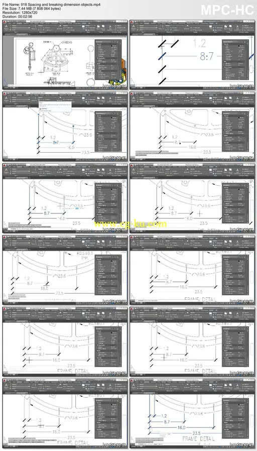 Lynda – Working with Dimensions in AutoCAD的图片1