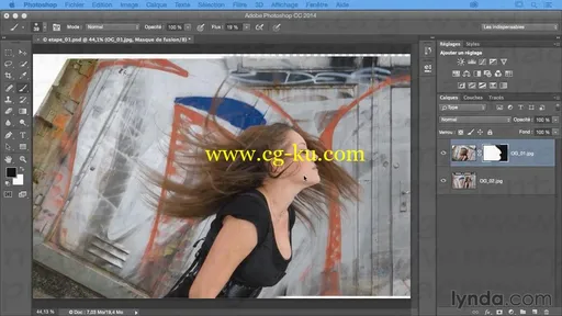 Photoshop CC : Girl on fire的图片3