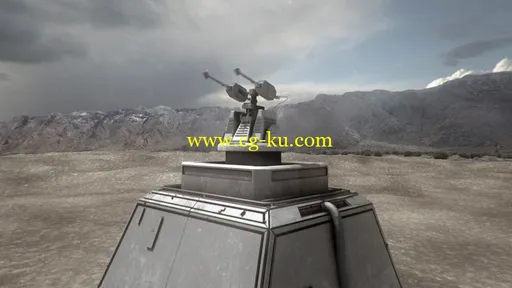 Dixxl Tuxxs – Compositing a Machine Gun Turret in CINEMA 4D and After Effects的图片1