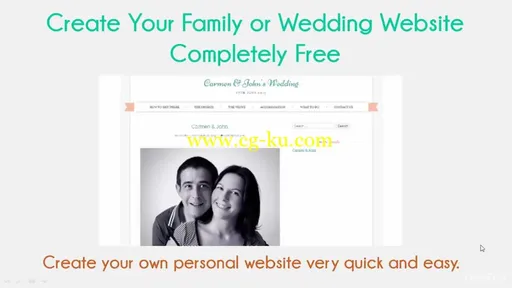 How To Create Your Own Wedding or Family Website的图片2