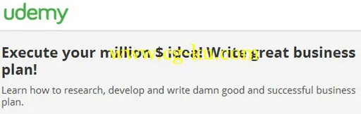 Execute your million $ idea! Write great business plan!的图片1