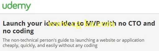 Launch your idea: Idea to MVP with no CTO and no coding的图片1