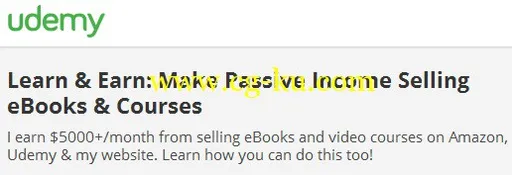 Learn & Earn: Make Passive Income Selling eBooks & Courses的图片1