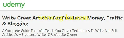Write Great Articles For Freelance Money, Traffic & Blogging的图片1