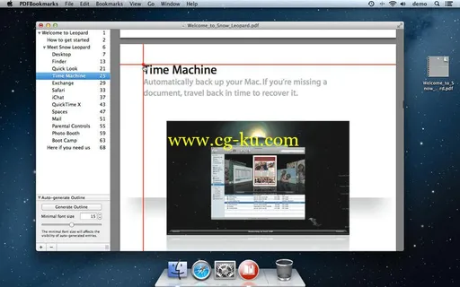 PDFBookmarks 0.8 Retail MacOSX的图片1