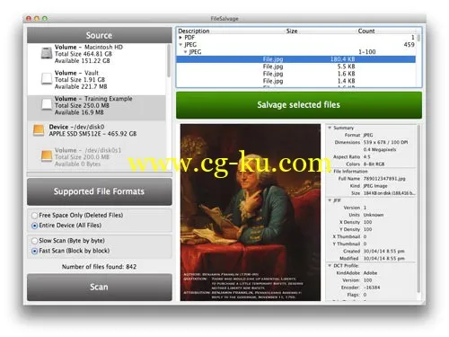 FileSalvage 8.1.0.3.0 MacOSX的图片1