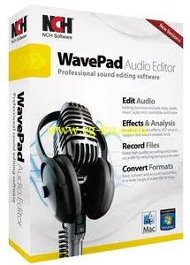 NCH WavePad Sound Editor Master’s Edition 6.03 MacOSX的图片2