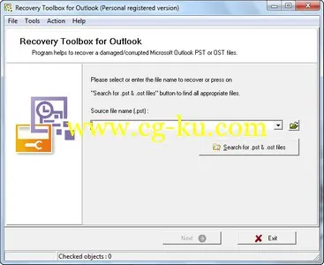 Recovery ToolBox for Outlook 3.4.21.0 Multilingual的图片1