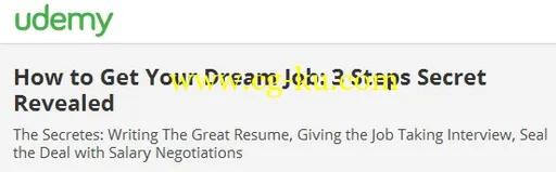 How to Get Your Dream Job: 3 Steps Secret Revealed的图片1