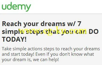 Reach your dreams w/ 7 simple steps that you can DO TODAY!的图片1