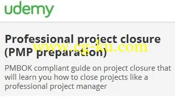 Professional project closure (PMP preparation)的图片1