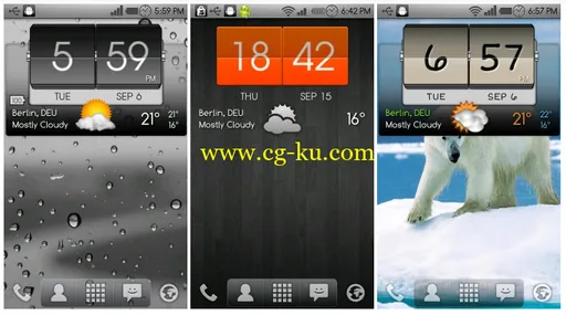 3D Flip Clock & World Weather Android的图片2