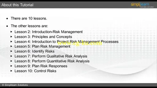 Simplilearn – PMI Risk Management Professional (2014)的图片2