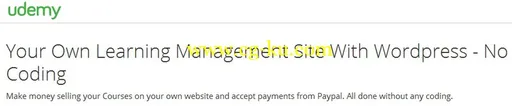 Your Own Learning Management Site With WordPress – No Coding的图片1