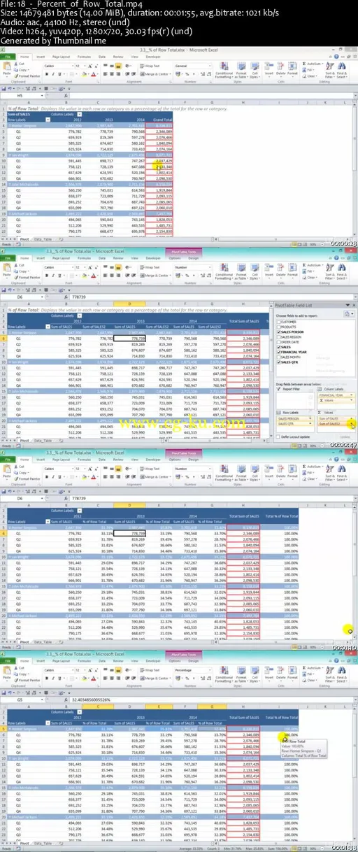 Excel With Excel Pivot Tables: Value Field Settings的图片2