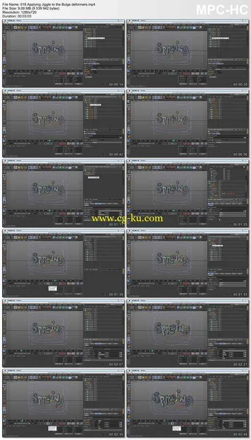 Lynda – Mograph Techniques: Creating a Bouncy Cartoon Logo in CINEMA 4D的图片2