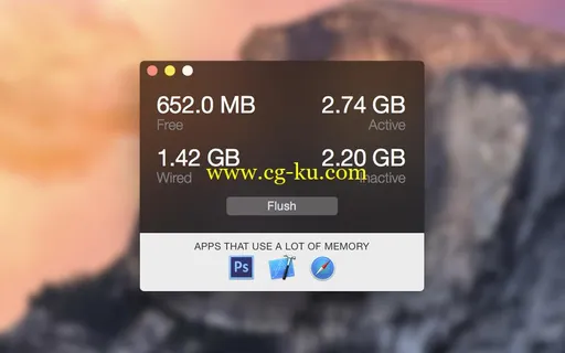 Flush Memory 2.1 Retail Bilingual MacOSX的图片1