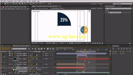 AE影视动画图制作教程 Dixxl Tuxxs – Animating an Infographic in After Effects的图片3