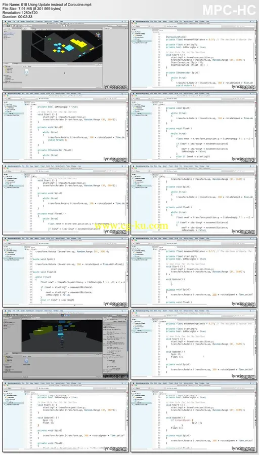 Lynda – Scripting Unity with C#的图片2