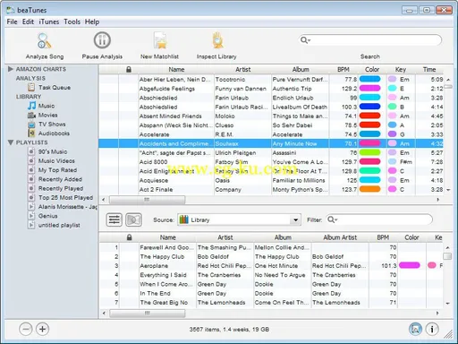 Tagtraum Industries beaTunes 4.6.14 Win/Mac的图片1