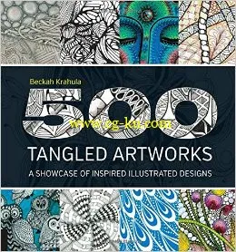 500 Tangled Artworks: A Showcase of Inspired Illustrated Designs by Beckah Krahula-P2P的图片1