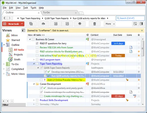 MyLifeOrganized Professional Edition 4.3.2.2465 + Portable的图片1