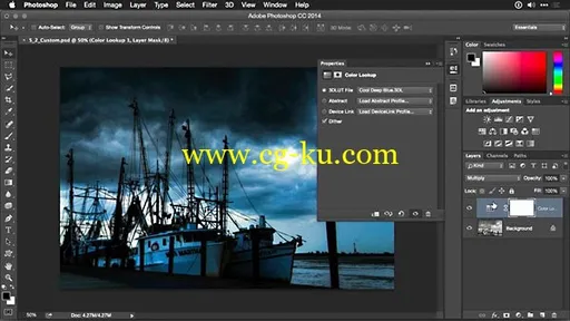 Lynda – Photoshop CC Adjustment Layer and Blend Mode Workshop的图片1