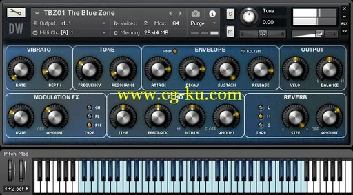 Hideaway Studios The Blue Zone KONTAKT的图片1