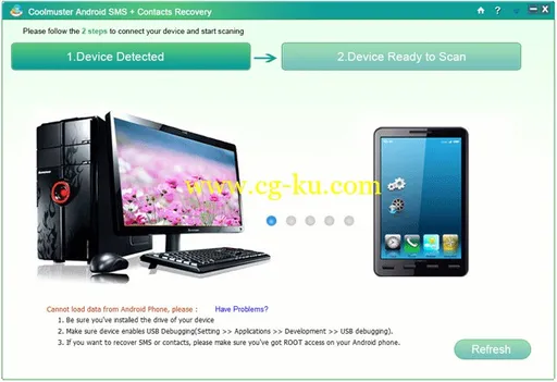 Coolmuster Android SMS + Contacts Recovery 2.2.4.52的图片1