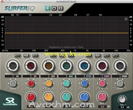 Sound Radix SurferEQ v1.2.6 MacOSX的图片1