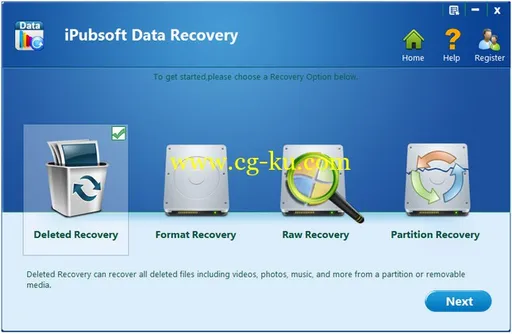 iPubsoft Data Recovery 2.1.5 Multilingual的图片1