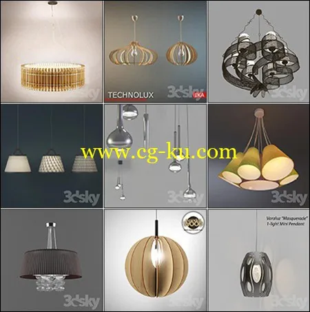 3dSky Ceiling Lamp Collection的图片1