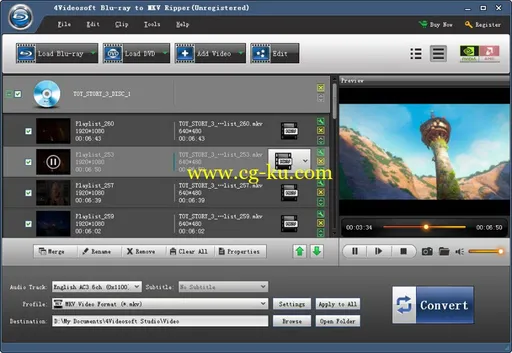 4Videosoft Blu-ray to MKV Ripper 5.0.50 Multilanguage的图片1